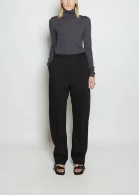 Merino Wool Turtleneck — Asphalt