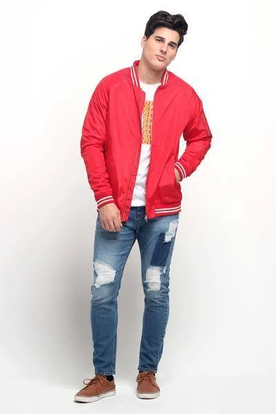 Nylon Bomber Jacket
