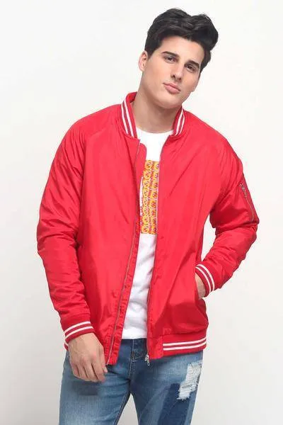 Nylon Bomber Jacket
