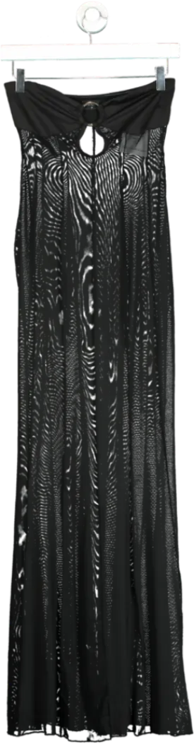 Outcast Black Mesh Maxi Dress S