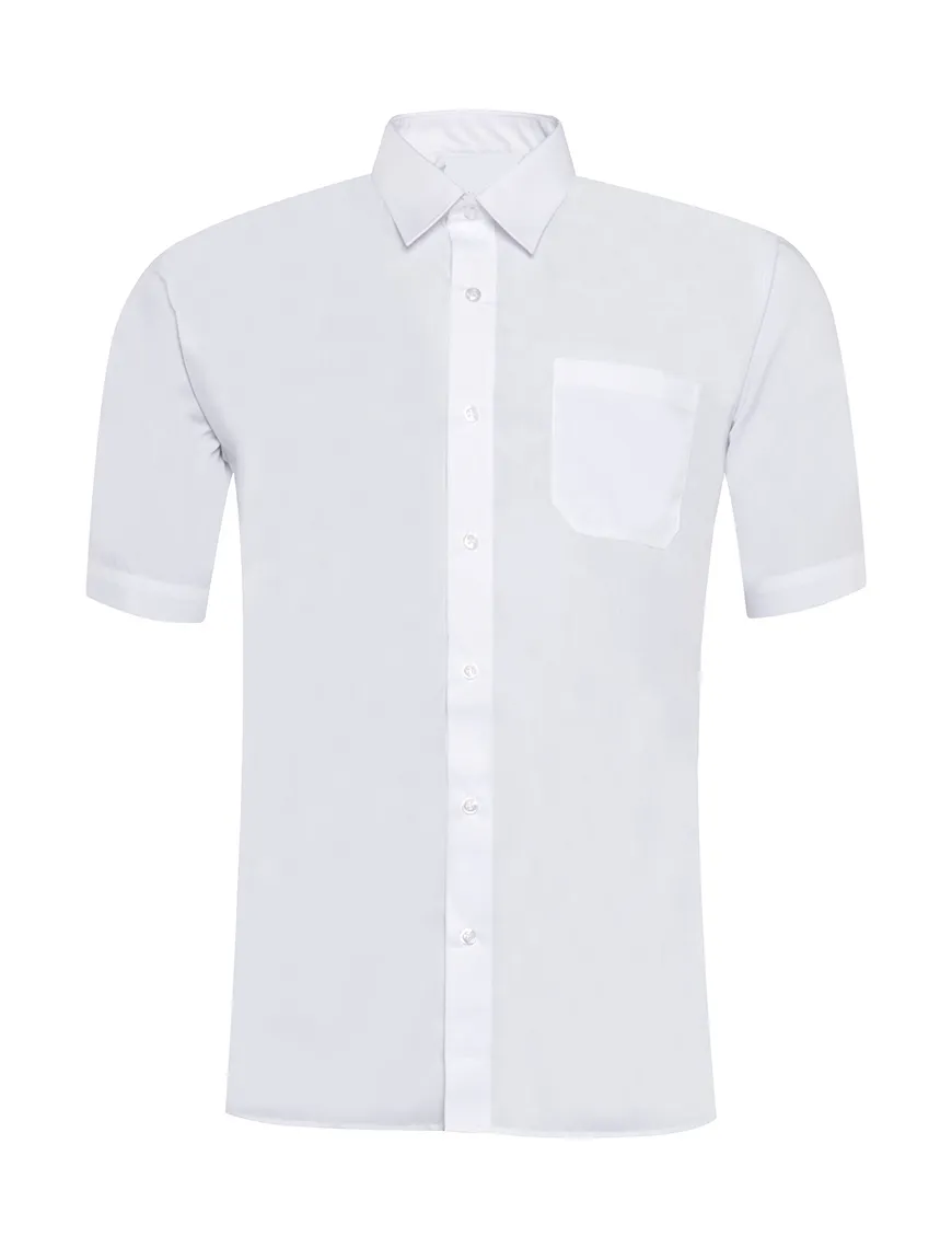 Pack of 2 Girls White Short Sleeve Blouse