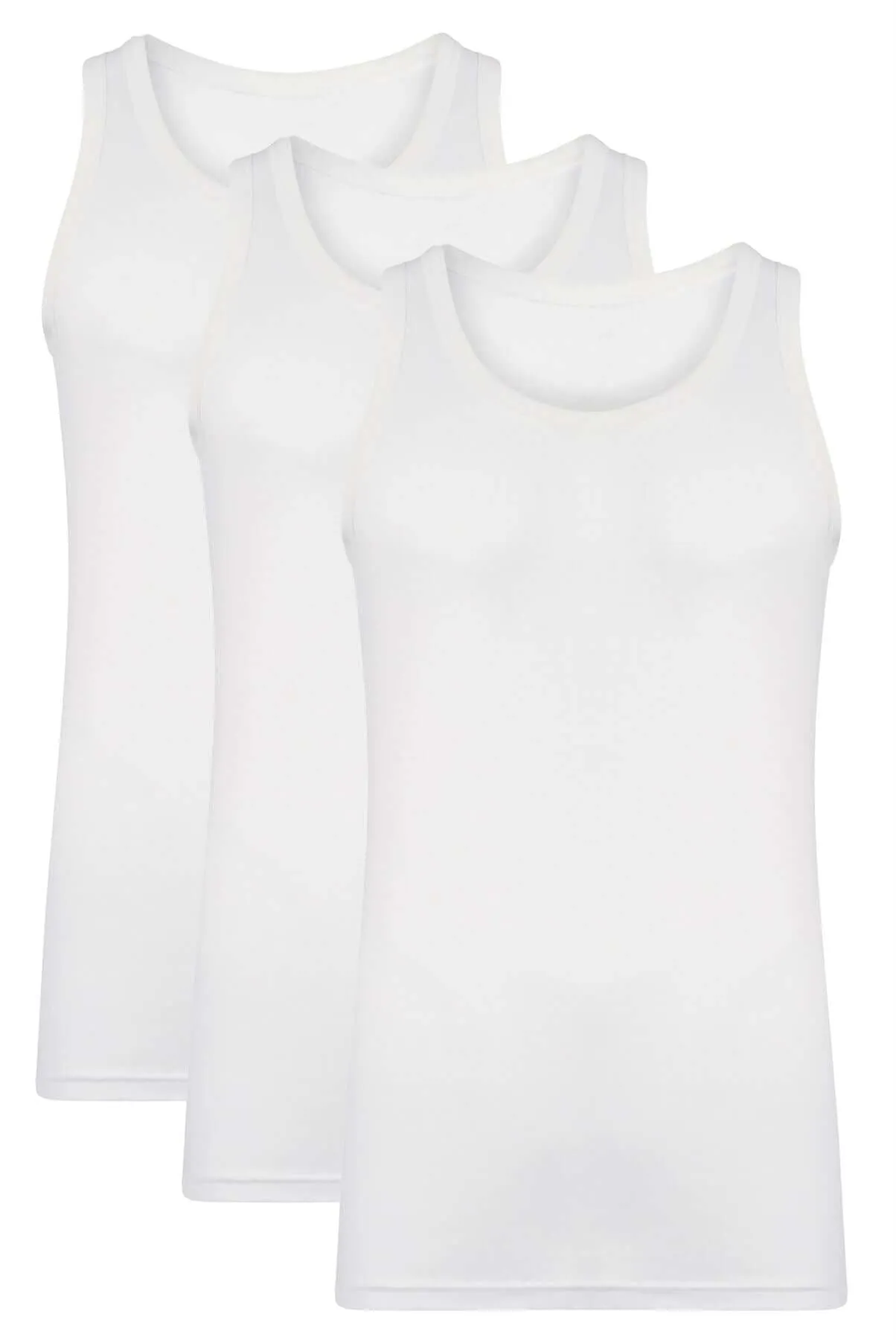 Pack of 6 Men's 100% Cotton Vests Comfortable Fitted Stretch Gym Muscle Tops Multiple Colours and Sizes S-XXL by Sock Stack