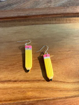 Pencil earrings