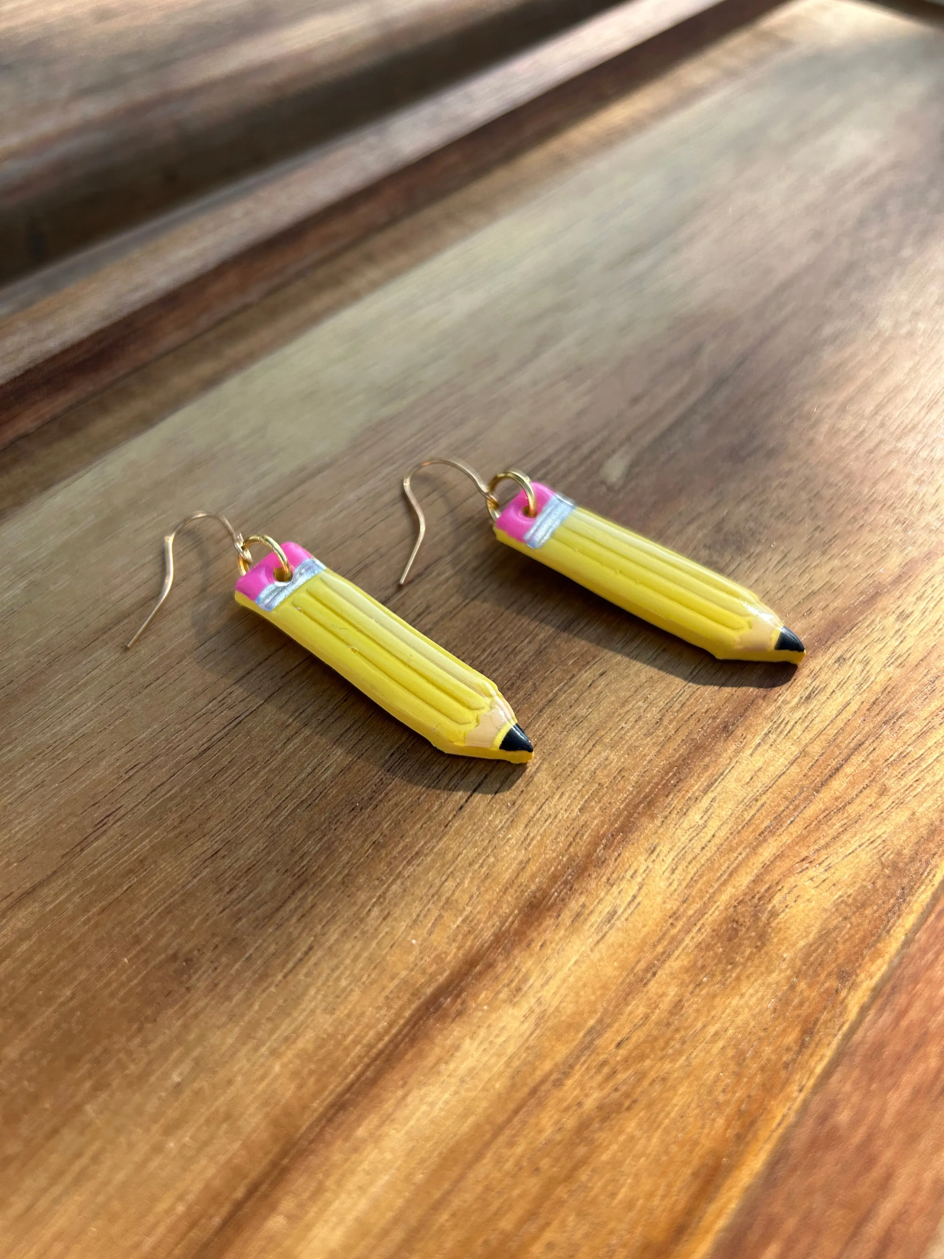 Pencil earrings