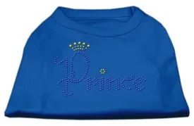 Prince Rhinestone Shirts Blue XXL (18)