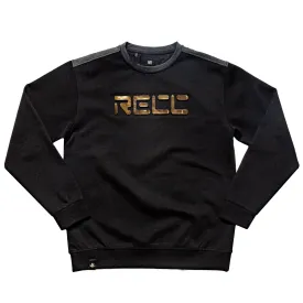 Recc Crewneck Pullover Sweatshirt - Black