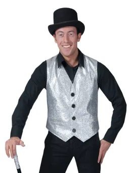 Silver Vest Std  Costume