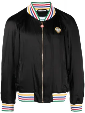 Souvenir logo-patch bomber jacket