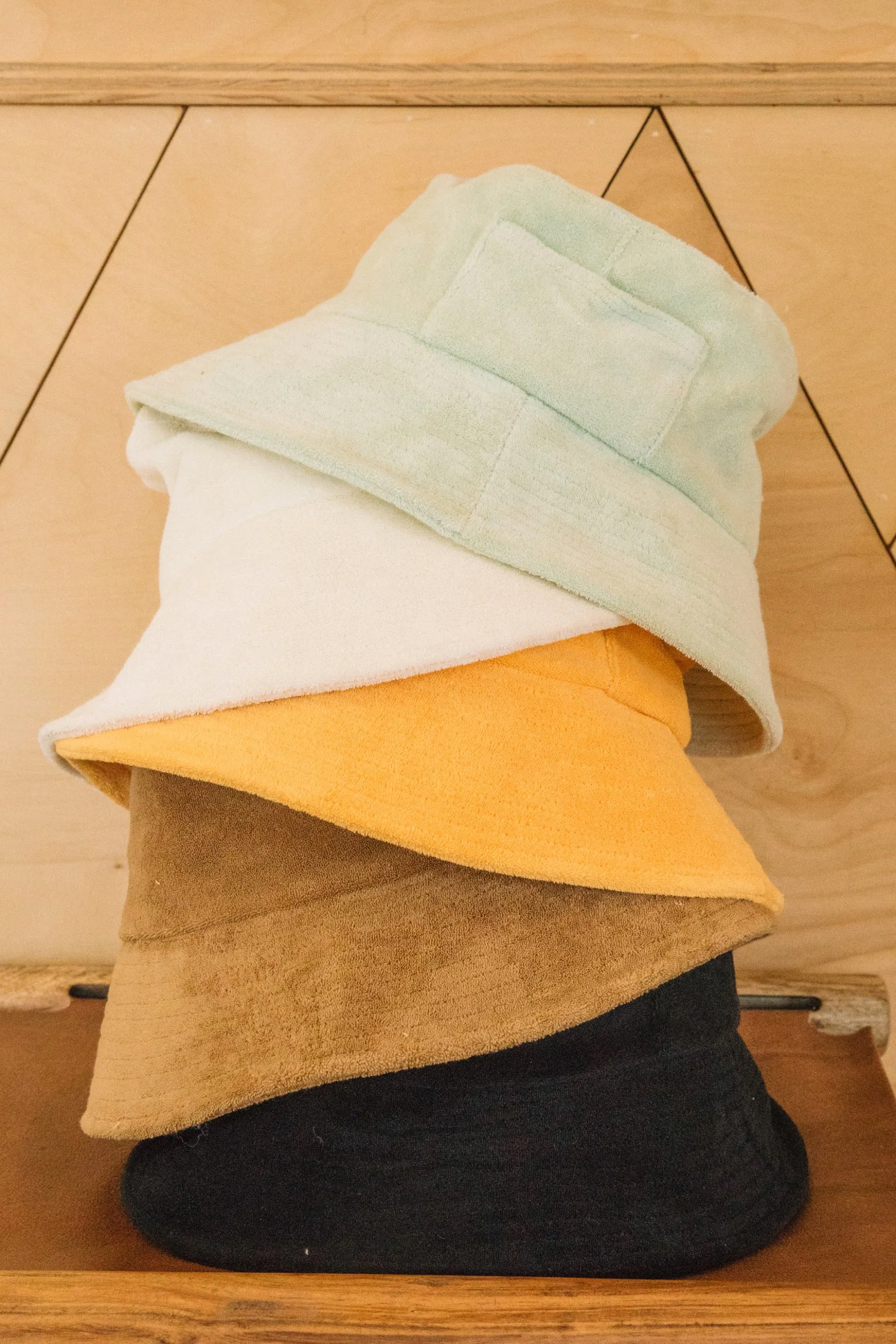 Tangerine Terry Wave Bucket Hat