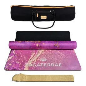 TAPIS DE YOGA SUD ET CAOUTCHOUC NATUREL LAVANYA AVEC SAC