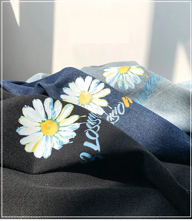 Vintage Daisy Blossom Jeans Pants