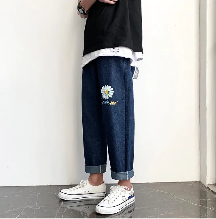 Vintage Daisy Blossom Jeans Pants