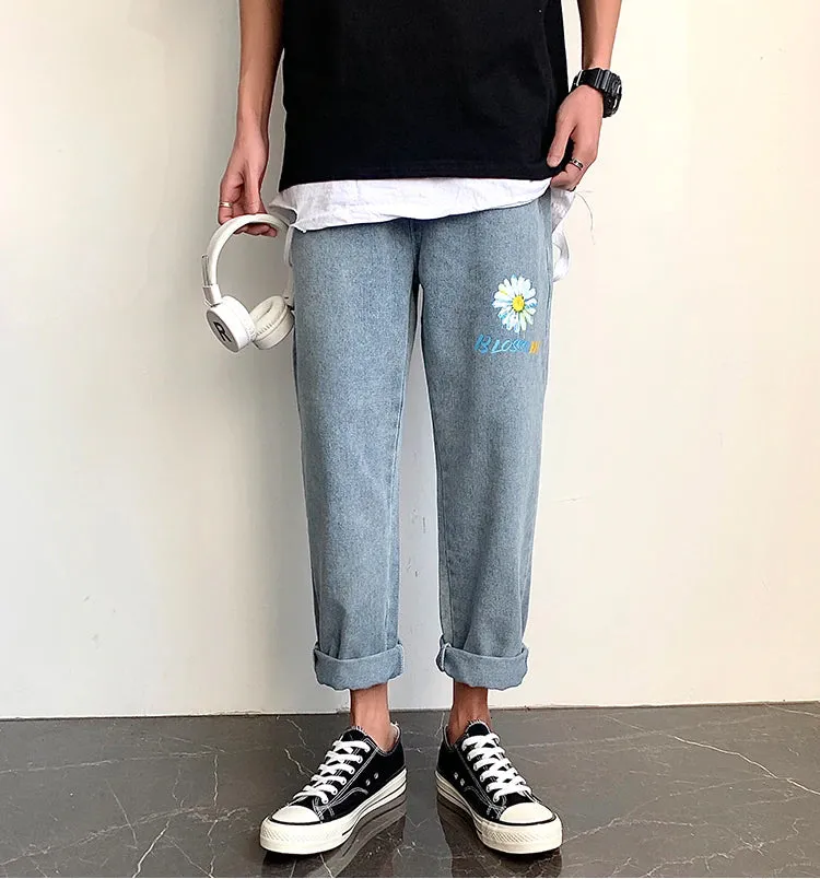 Vintage Daisy Blossom Jeans Pants