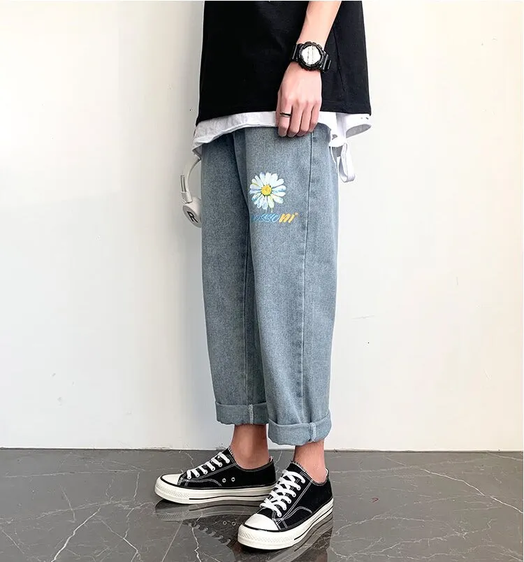 Vintage Daisy Blossom Jeans Pants