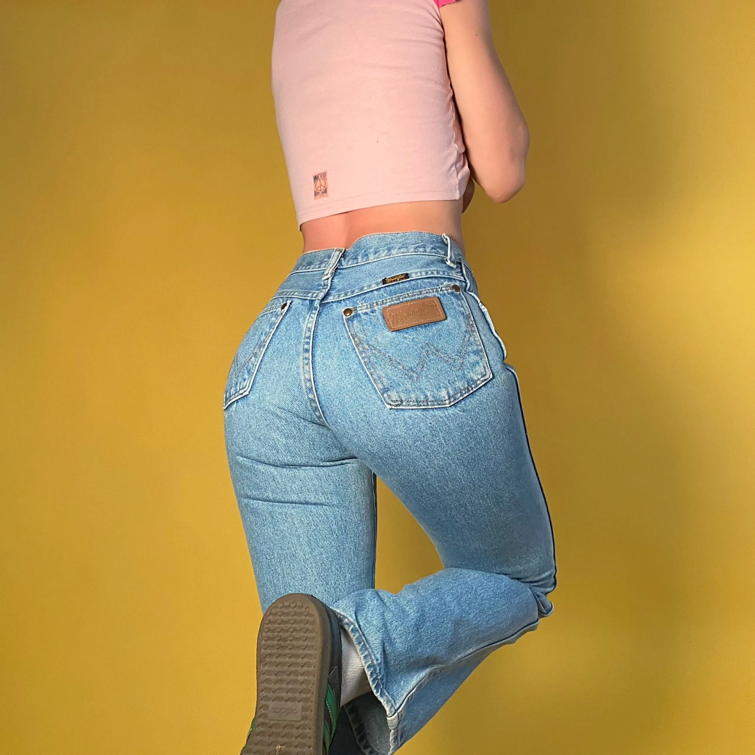 Vintage Light Wash Wranglers