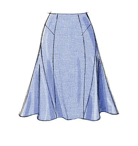 Vogue Pattern V8750 Misses' Side-Flare or Pencil Skirts