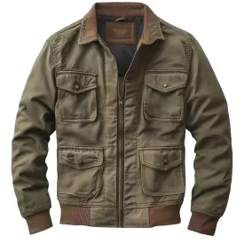 WW2 Brad Jackets Tanker Wii Army Military Style Jacket