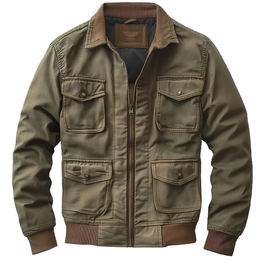 WW2 Brad Jackets Tanker Wii Army Military Style Jacket