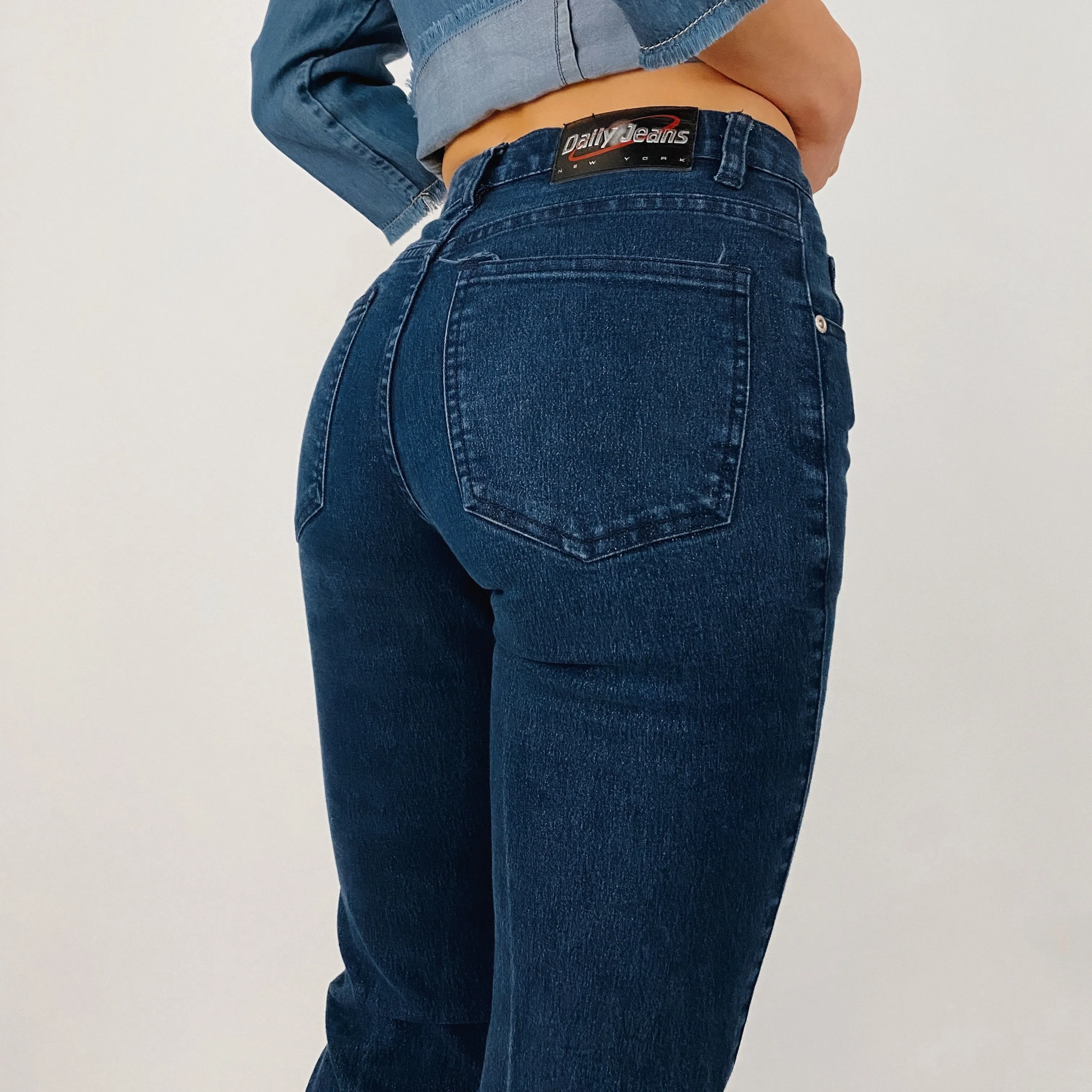 y2k glitter jeans - extra small