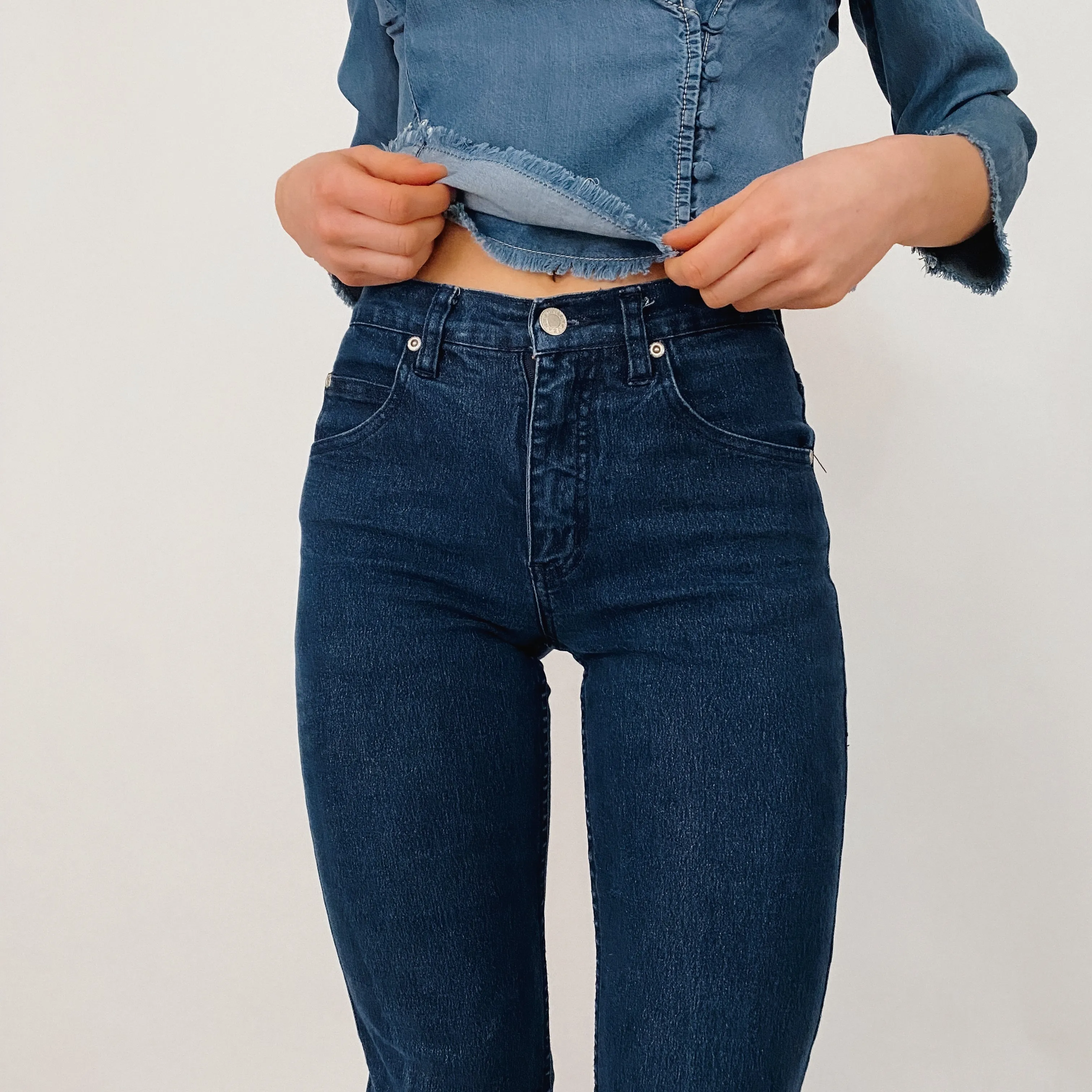 y2k glitter jeans - extra small